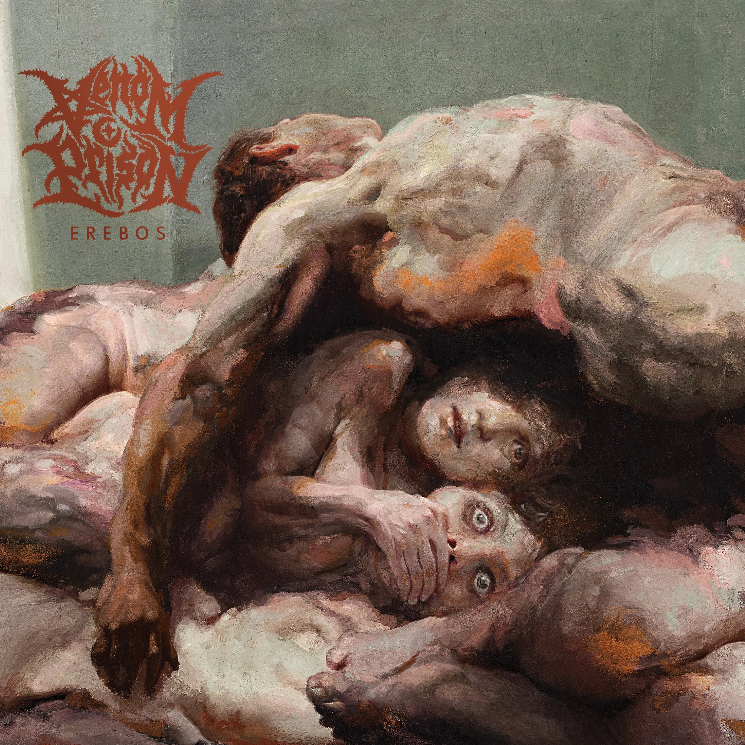 Official album cover art for the release Erebos by Venom Prison