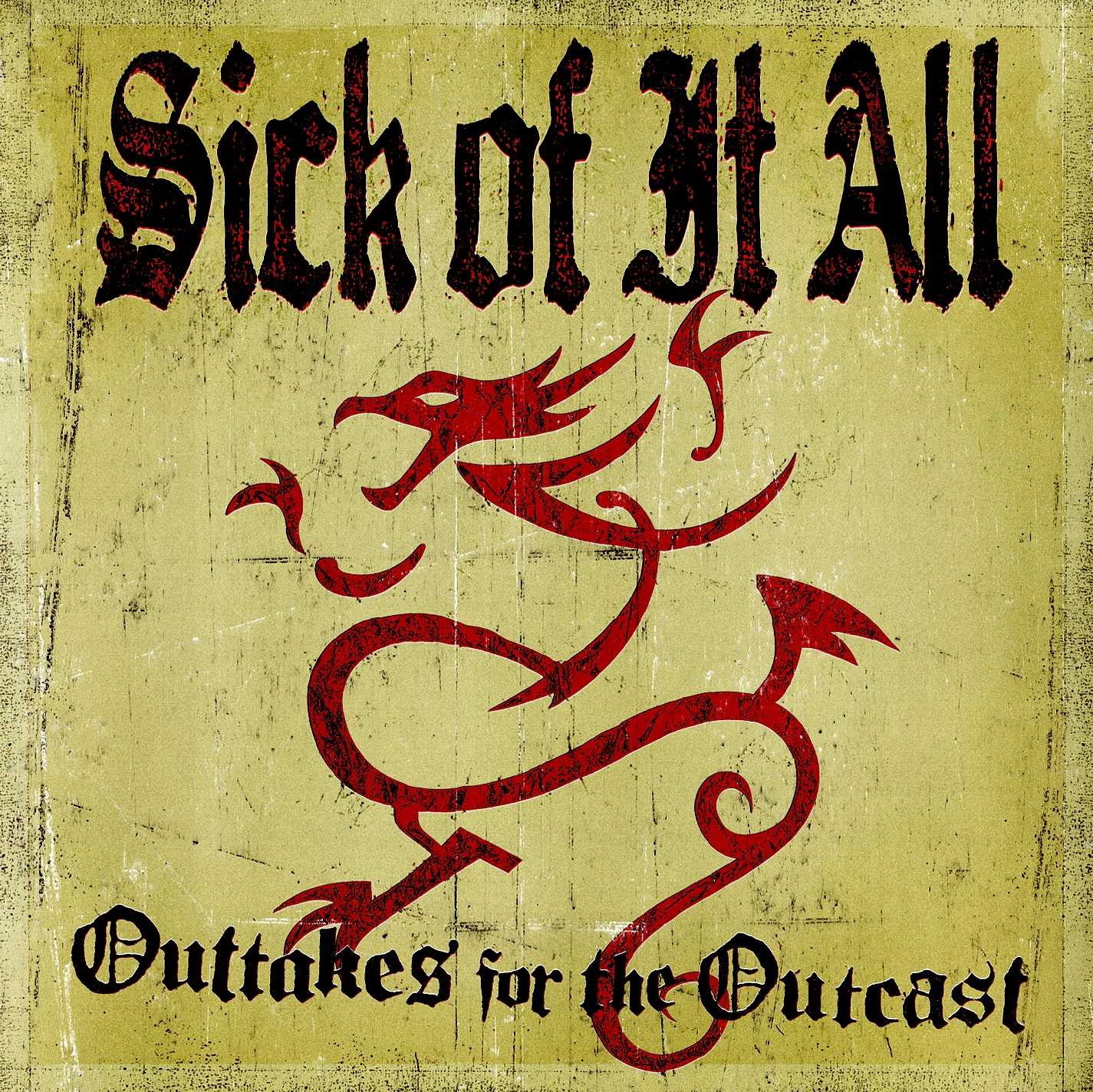 Target song track artwork featured on the album Outtakes for the Outcast by Sick of It All