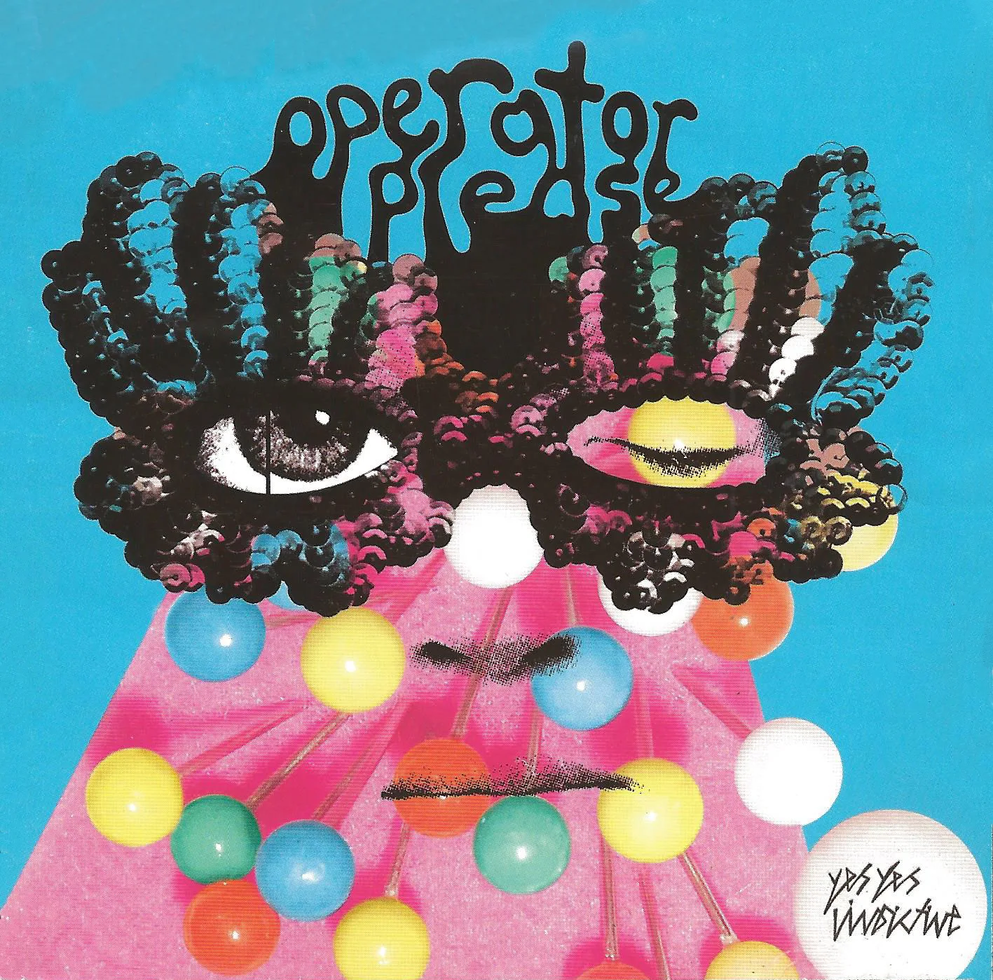 Official album cover art for the release Yes Yes Vindictive by Operator Please