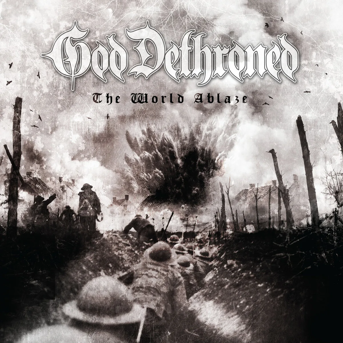 Official album cover artwork for The World Ablaze by God Dethroned