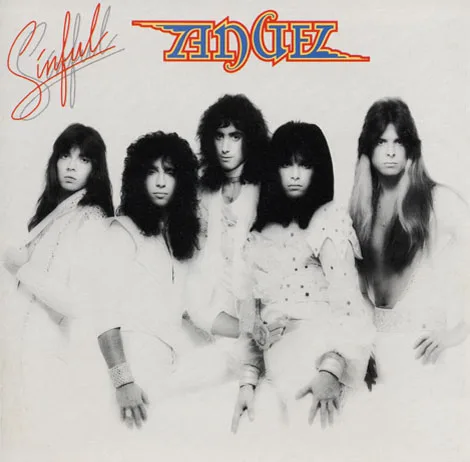 Official album cover art for the release Sinful by Angel