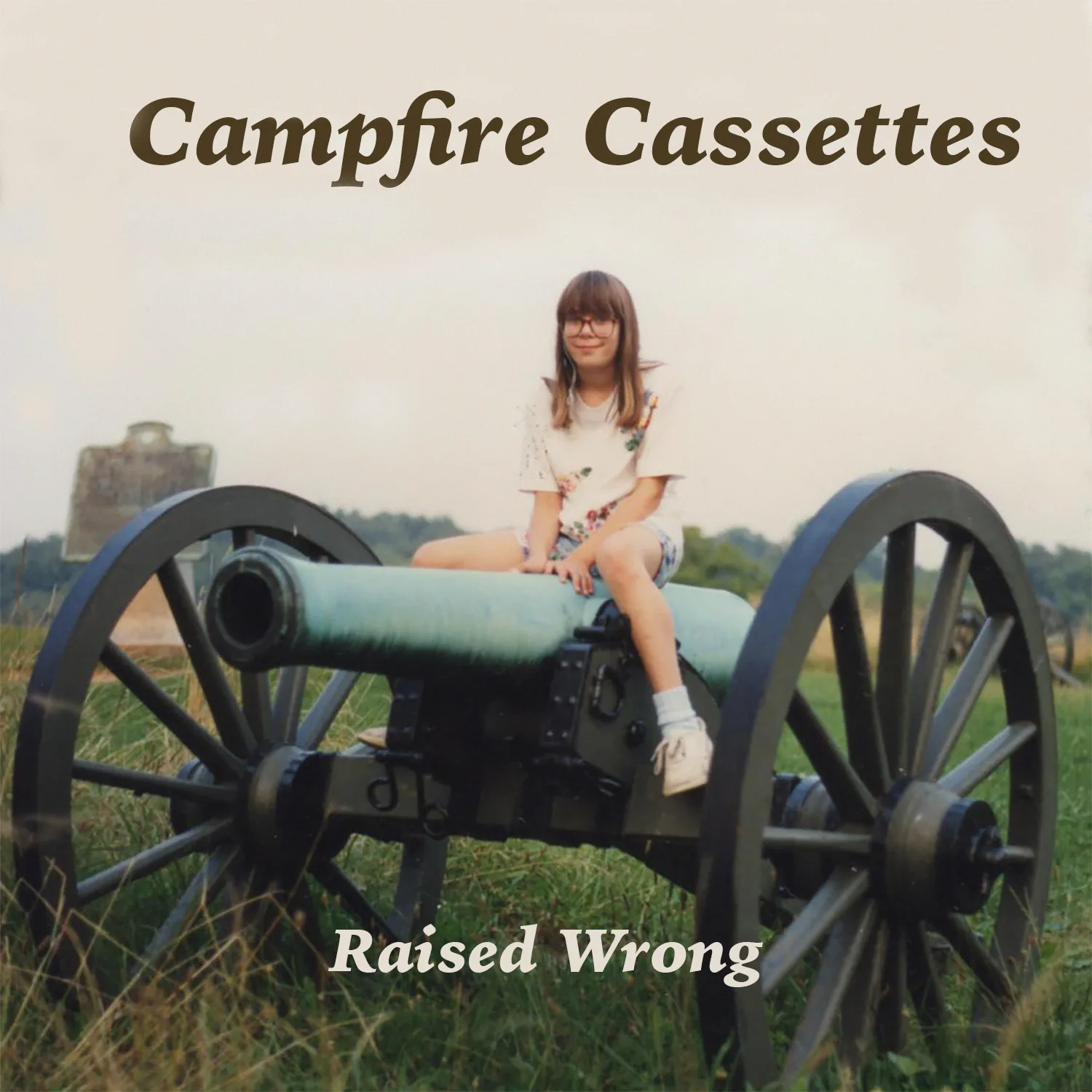 Official album cover art for the release Raised Wrong by Campfire Cassettes