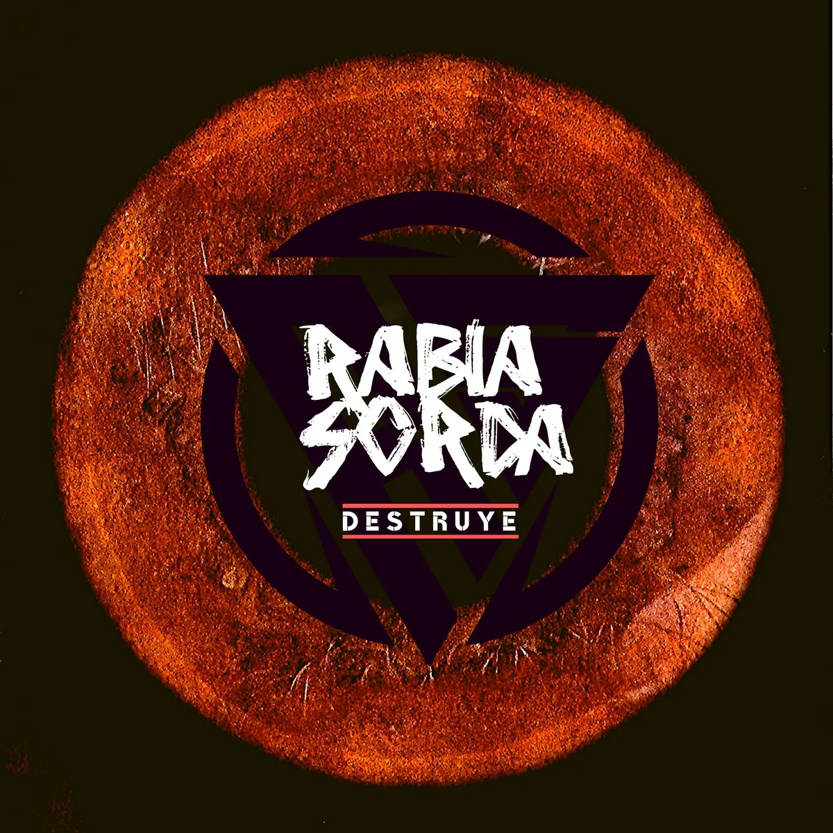 Official album cover art for the release Destruye by Rabia Sorda