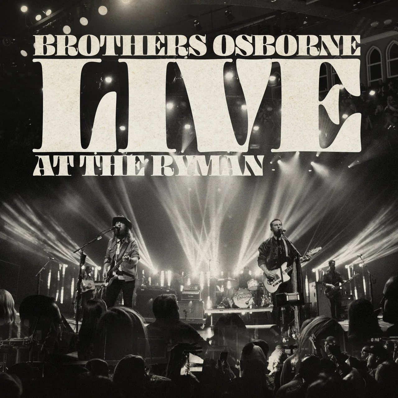 Official album cover art for the release Live At the Ryman by Brothers Osborne