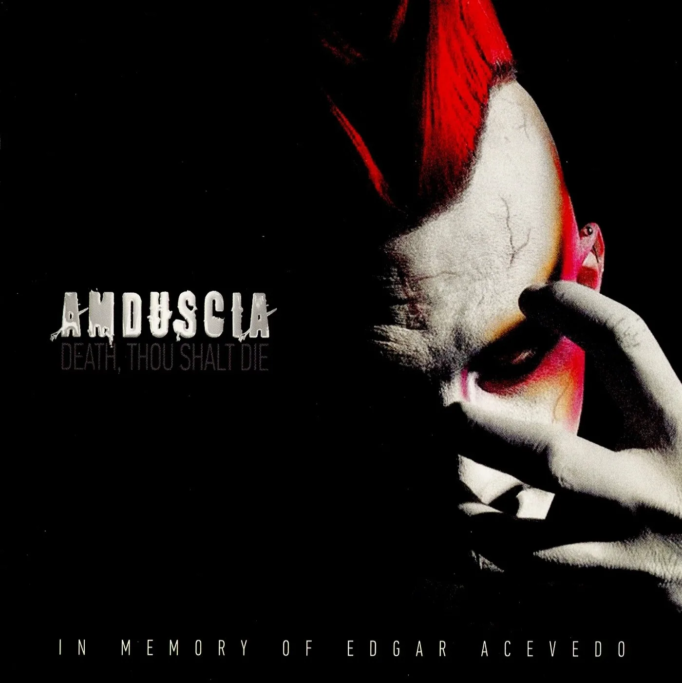 Official album cover art for the release Death, Thou Shalt Die by Amduscia