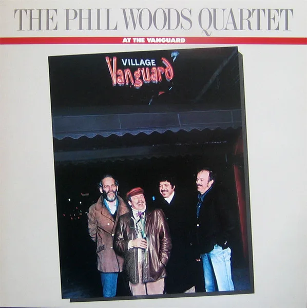 Official album cover art for the release At the Vanguard by Phil Woods Quartet