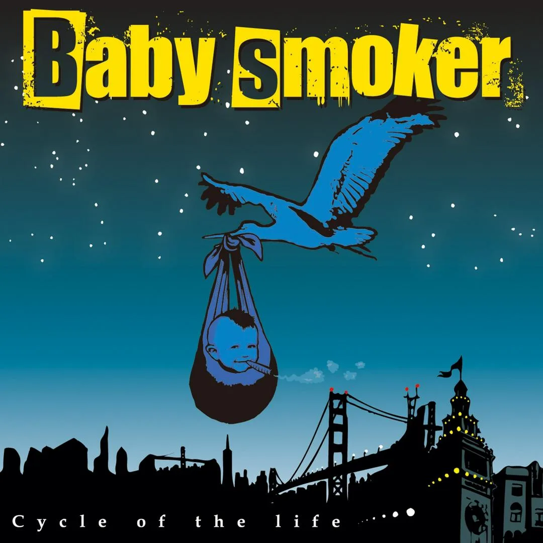 Official album cover art for the release Cycle of the life by Baby smoker