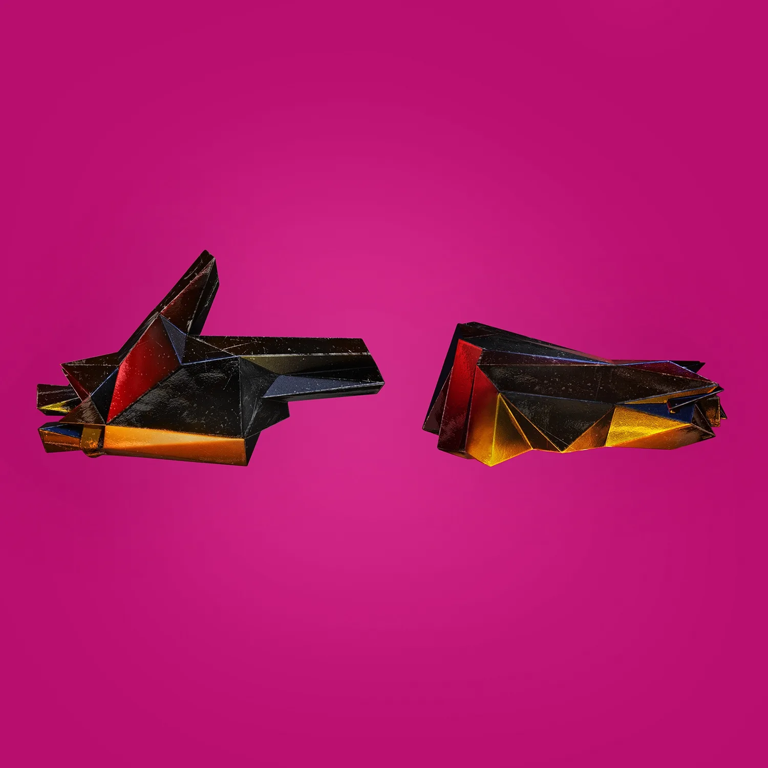 Official album cover art for the release RTJ4 by Run the Jewels