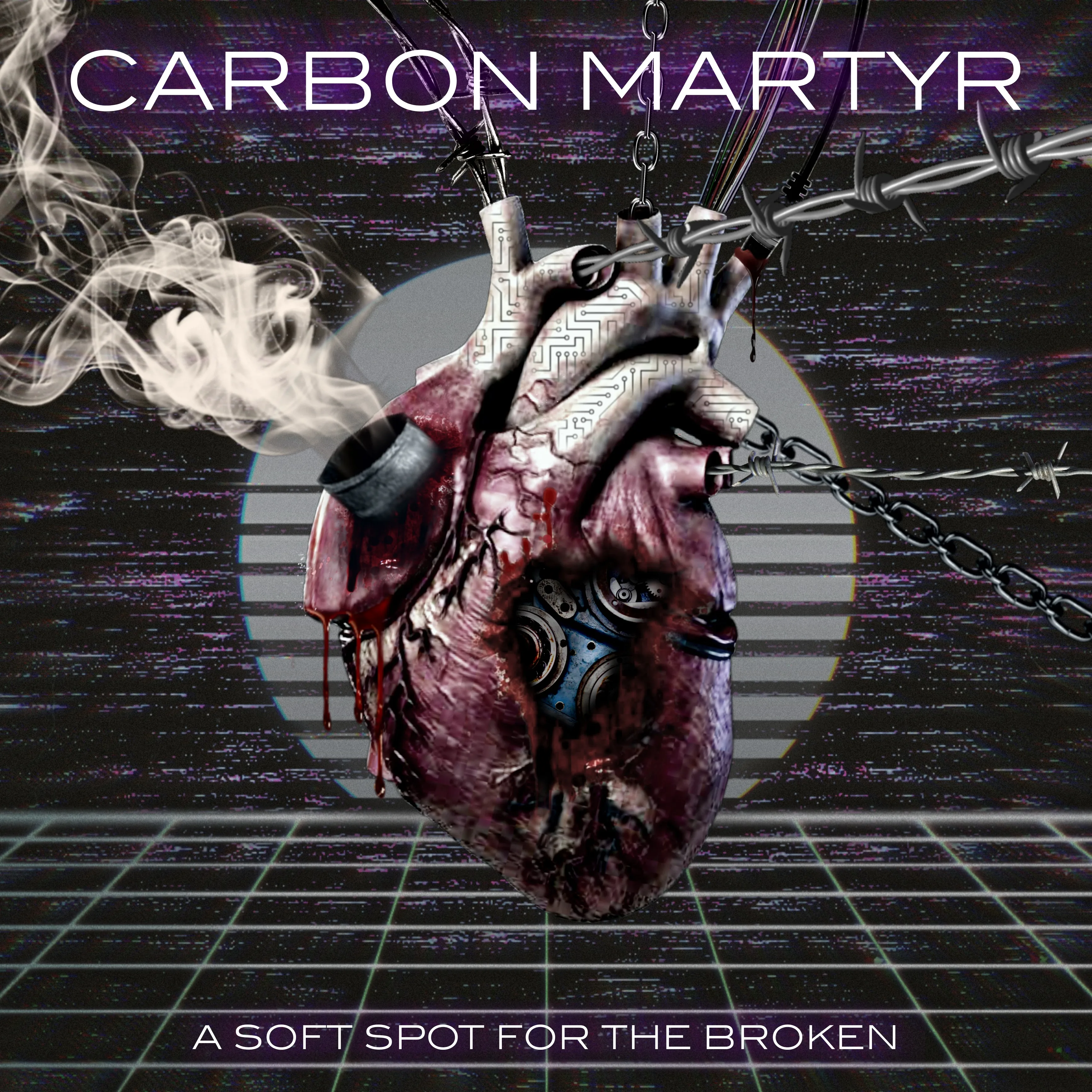 Official album cover art for the release A Soft Spot for the Broken by Carbon Martyr