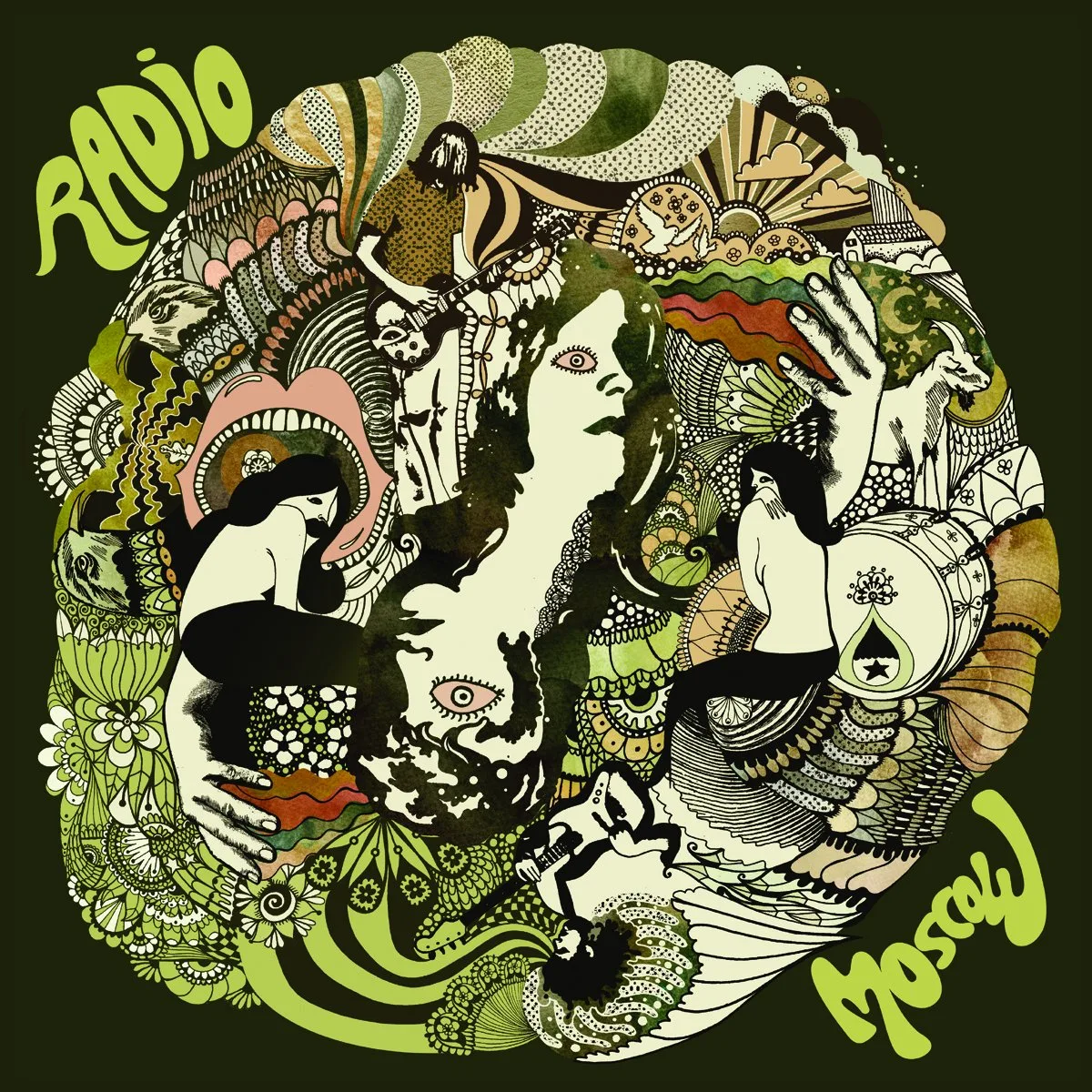 Official album cover art for the release Radio Moscow by Radio Moscow