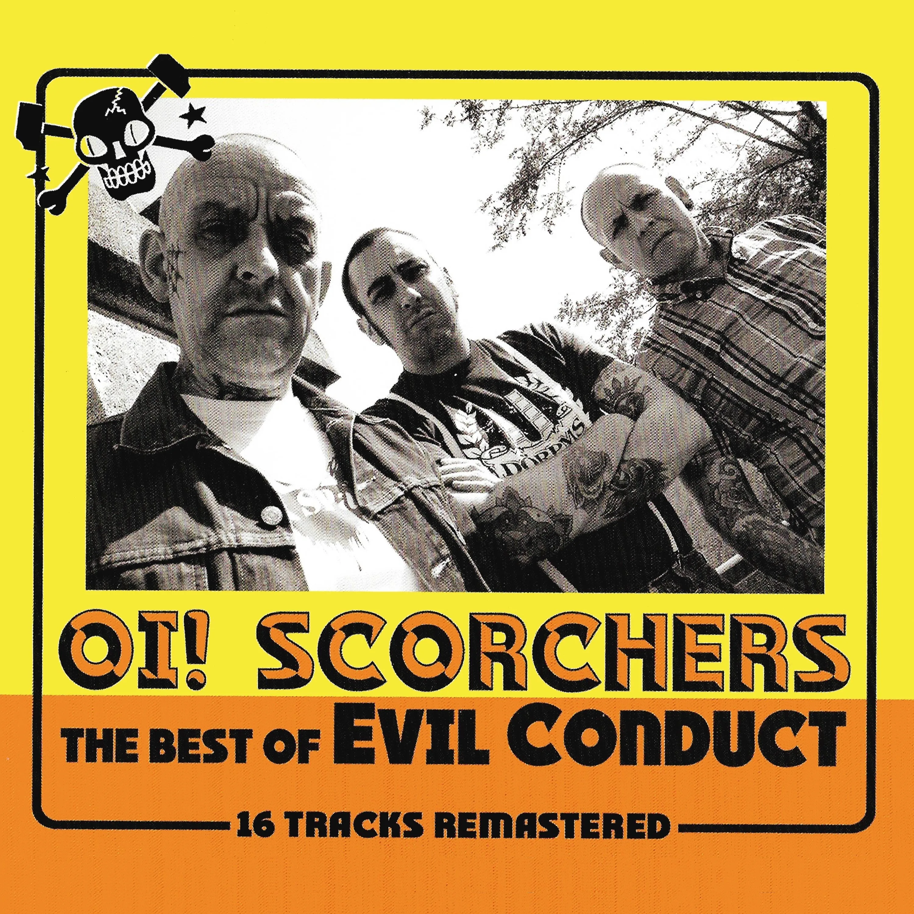 Official album cover art for the release Oi! Scorchers! by Evil Conduct
