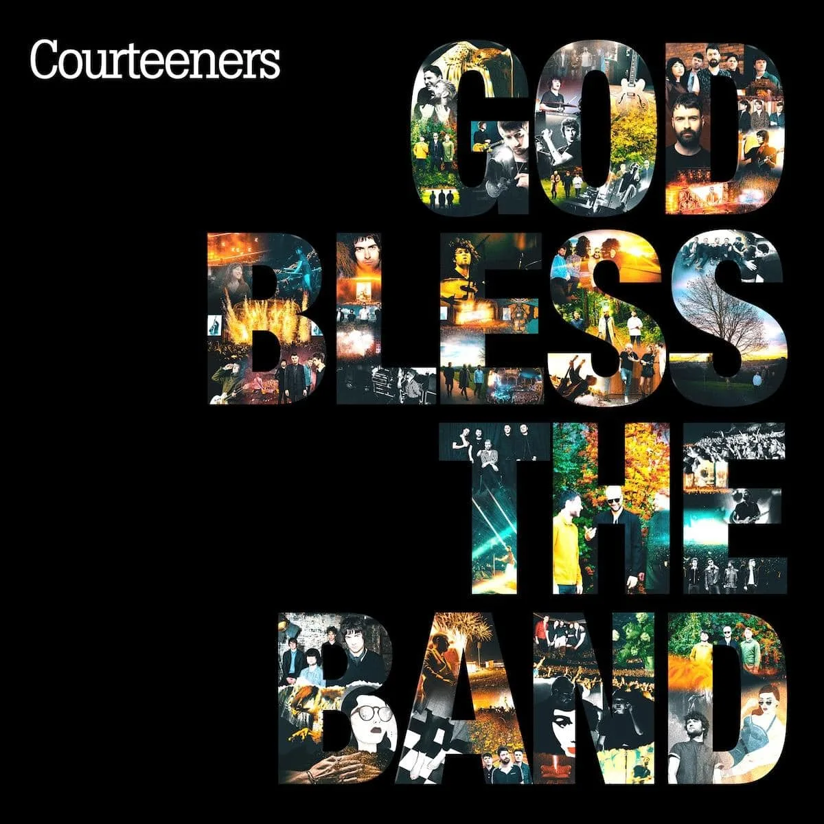 Official album cover artwork for God Bless the Band by Courteeners