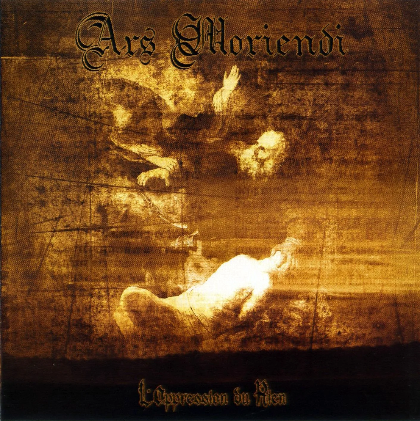 Official album cover art for the release L'oppression du rien by Ars Moriendi