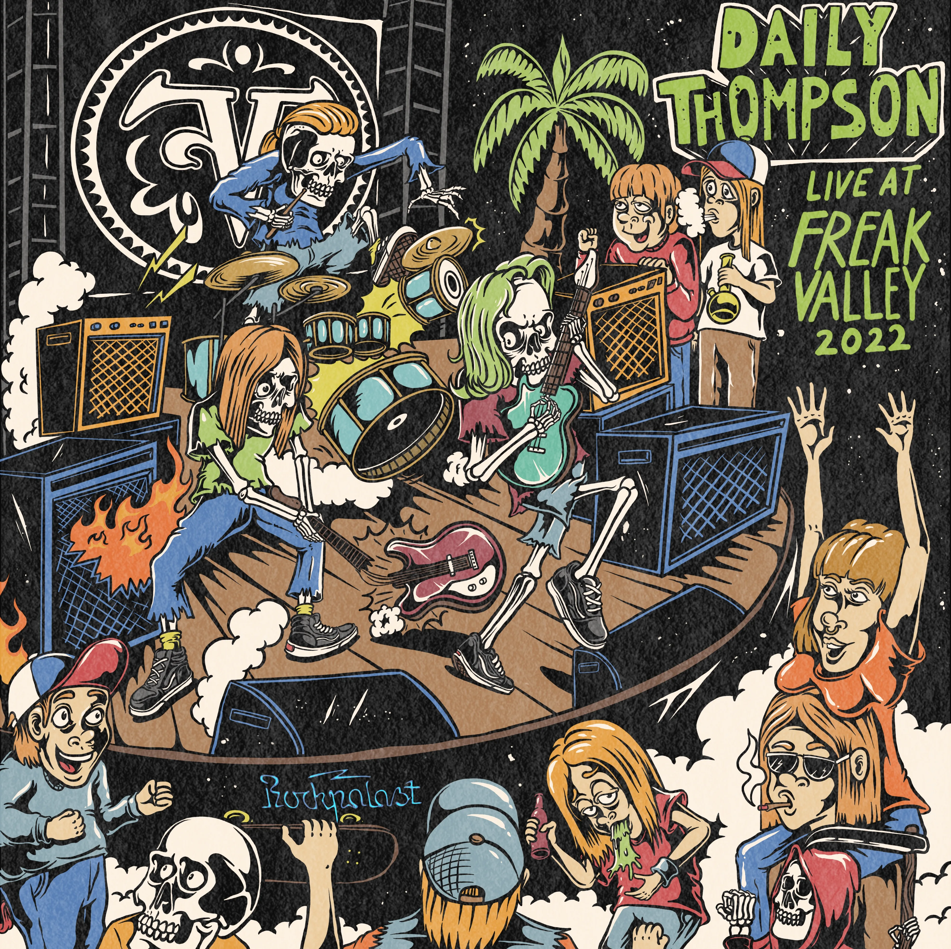 Official album cover art for the release Live At Freak Valley 2022 by Daily Thompson