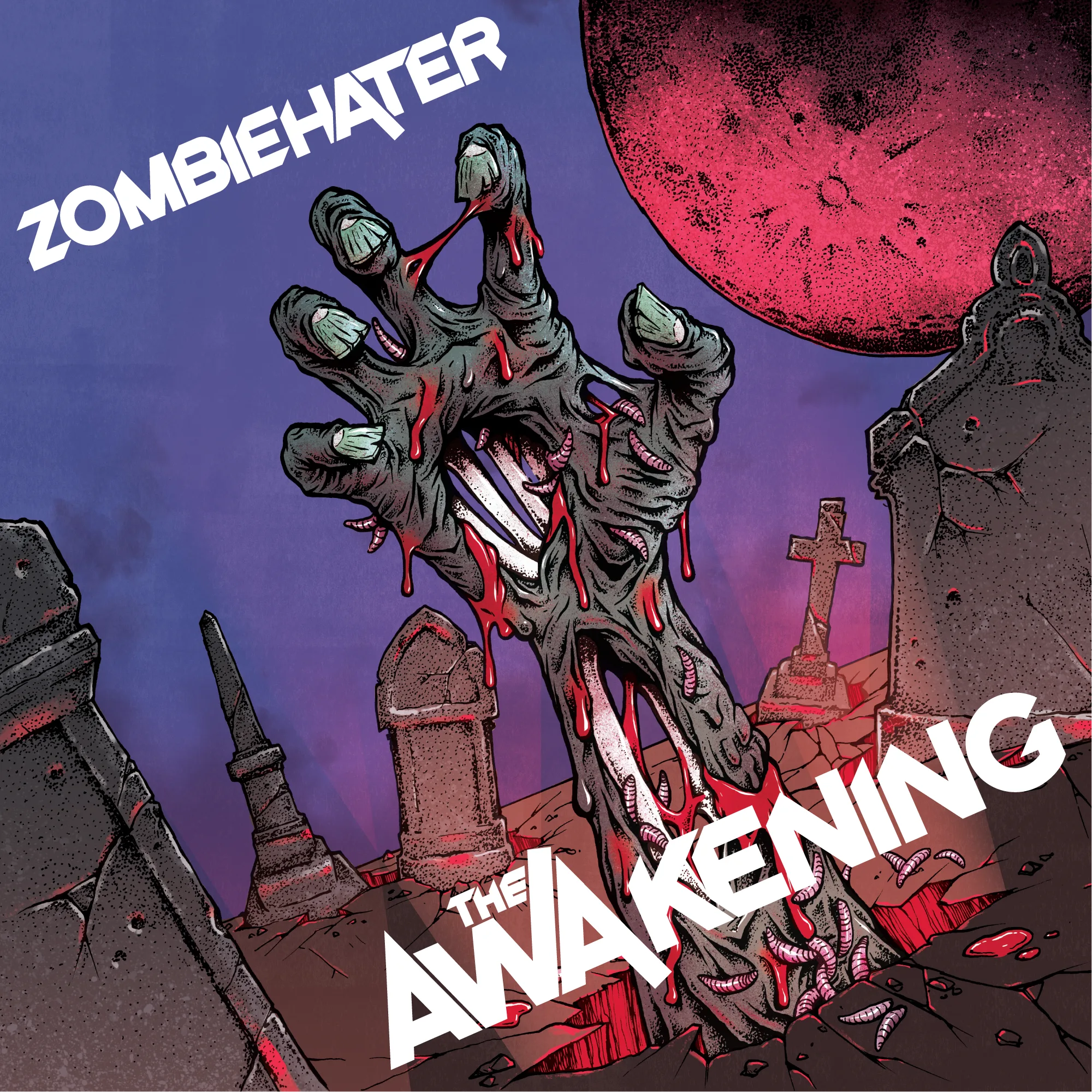 Official album cover artwork for The Awakening by Zombiehater