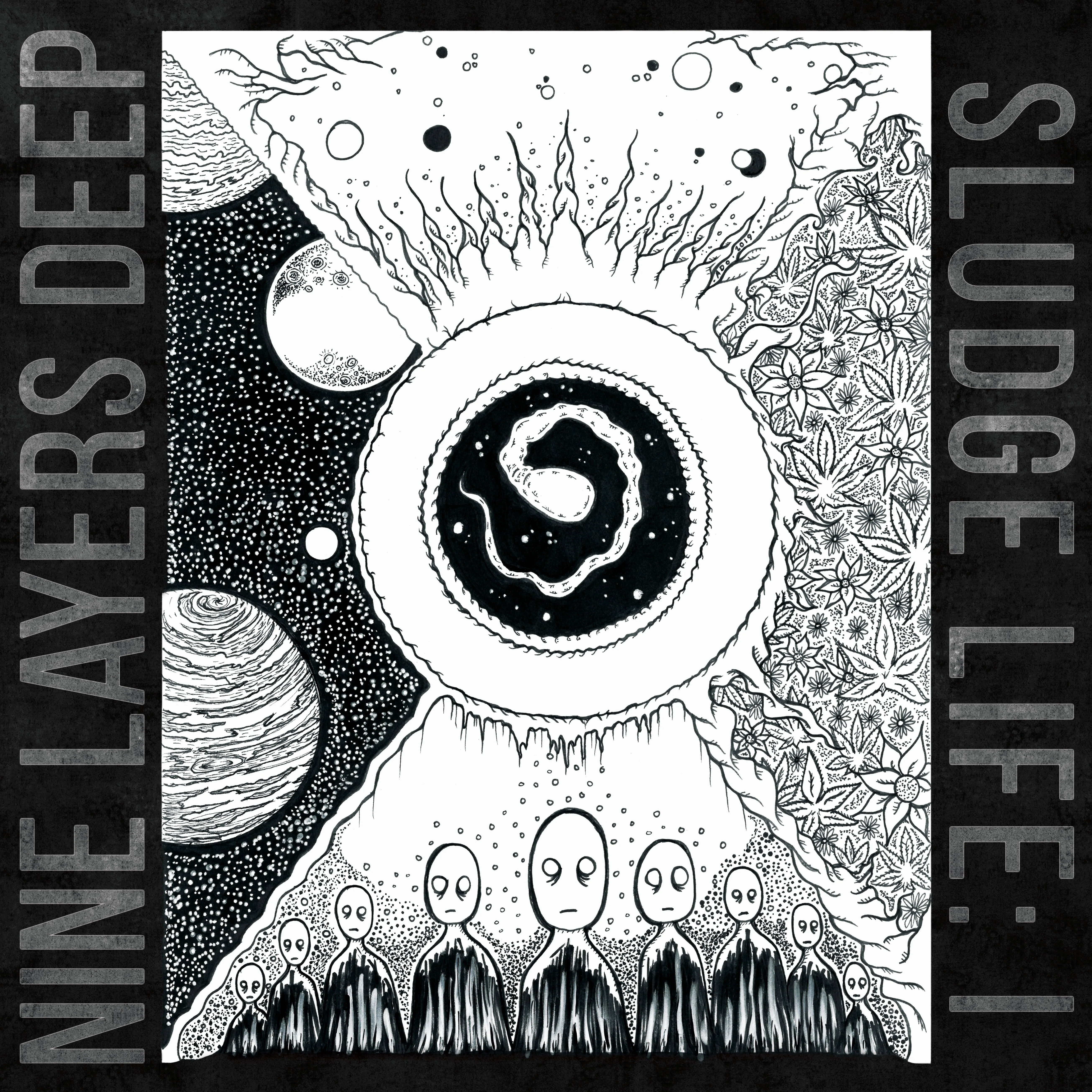 Official album cover art for the release Sludge Life: I by Nine Layers Deep