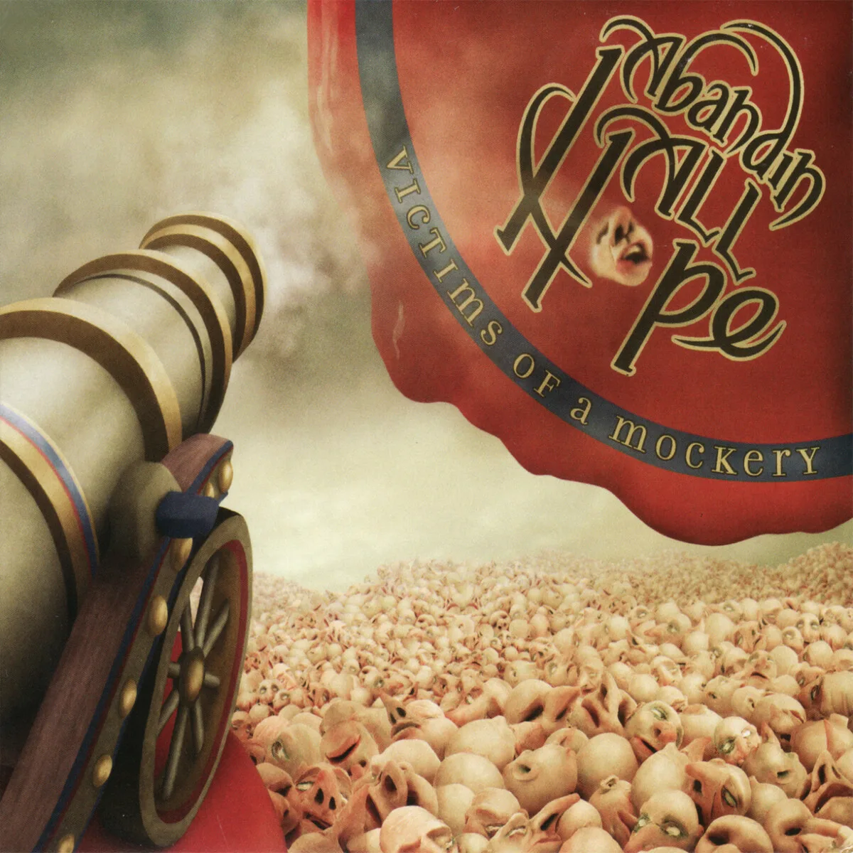 Official album cover art for the release Victims Of a Mockery by Abandin All Hope