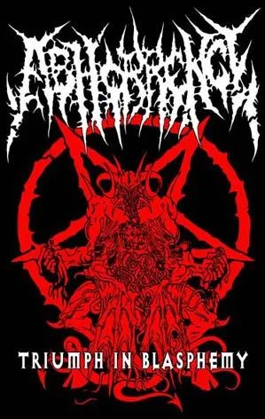 Official album cover art for the release Triumph in Blasphemy by Abhorrence