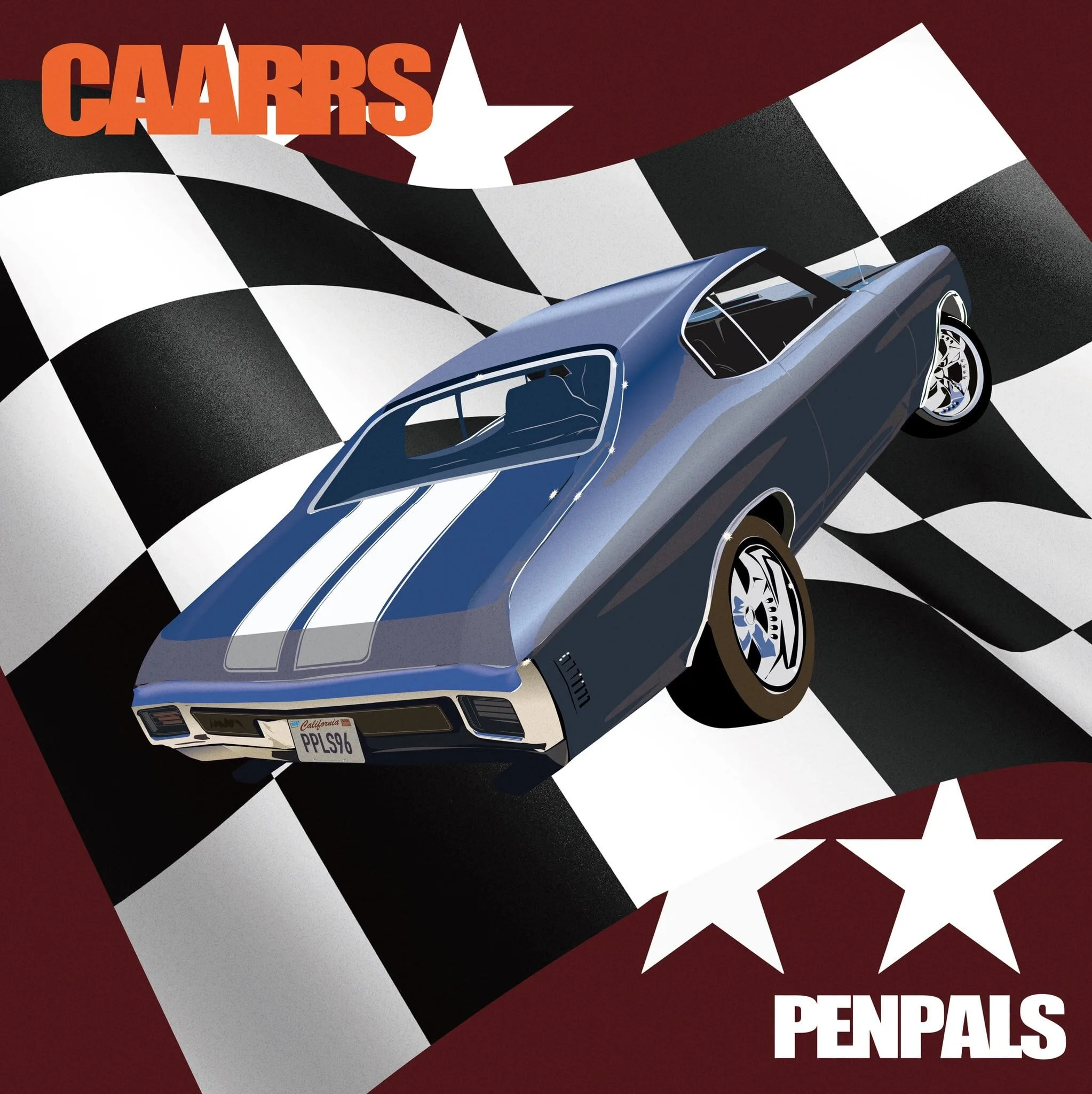 Official album cover art for the release CAARRS by PENPALS