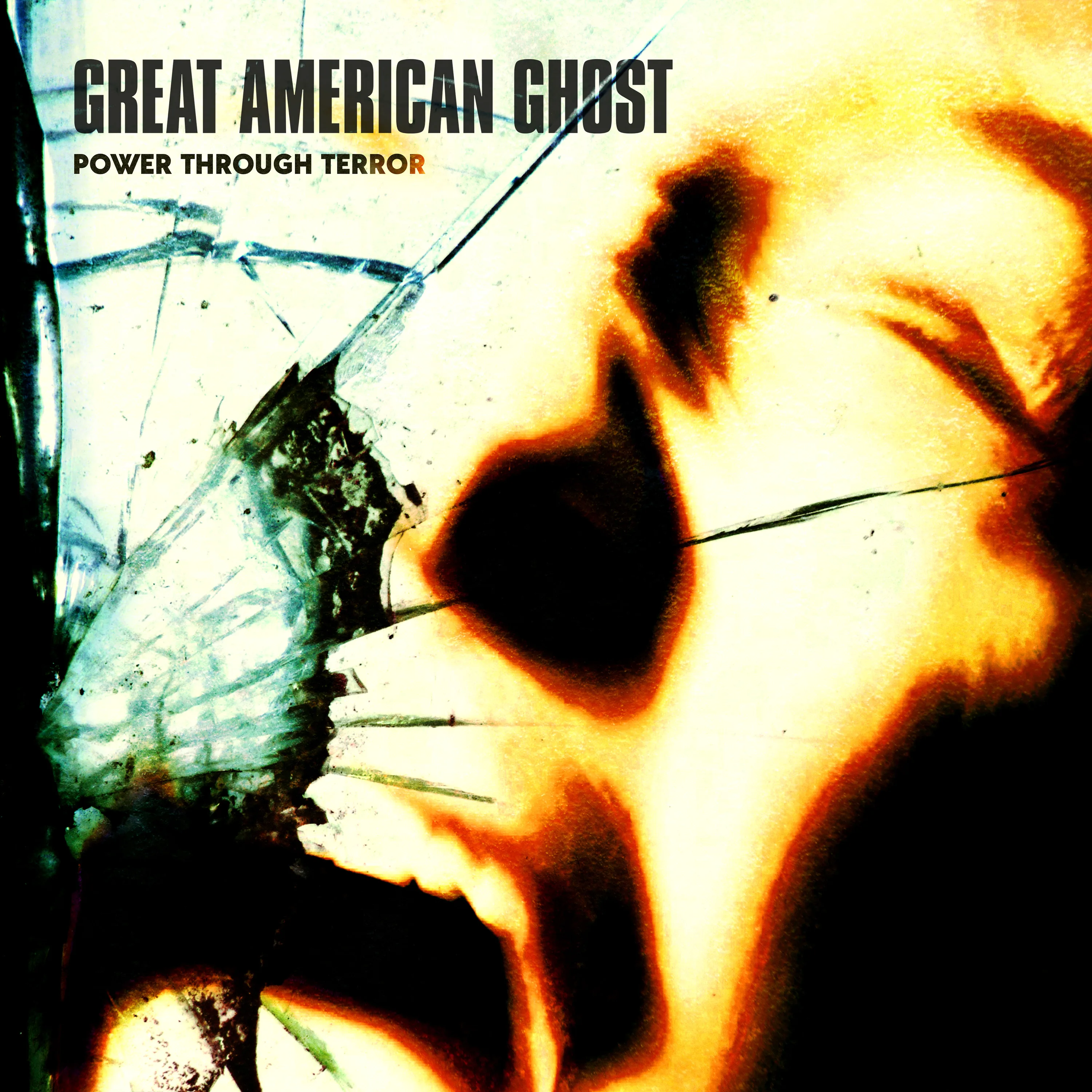Official album cover art for the release Power Through Terror by Great American Ghost
