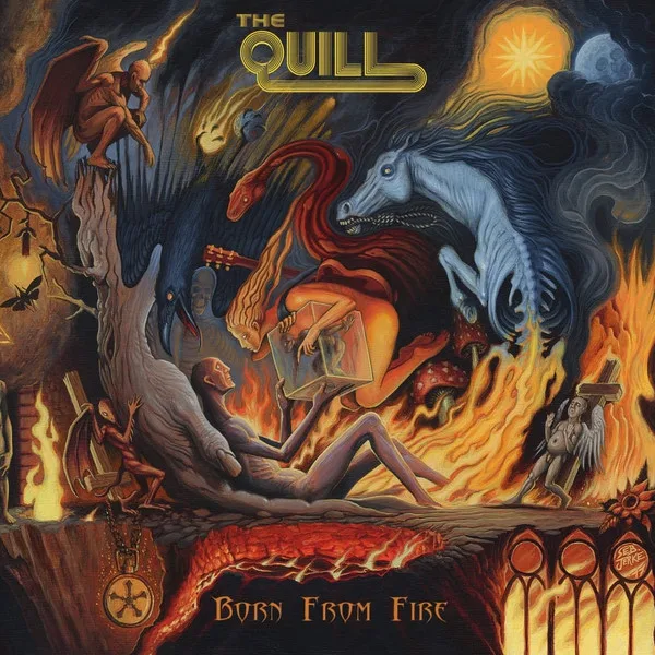 Official album cover artwork for Born From Fire by The Quill