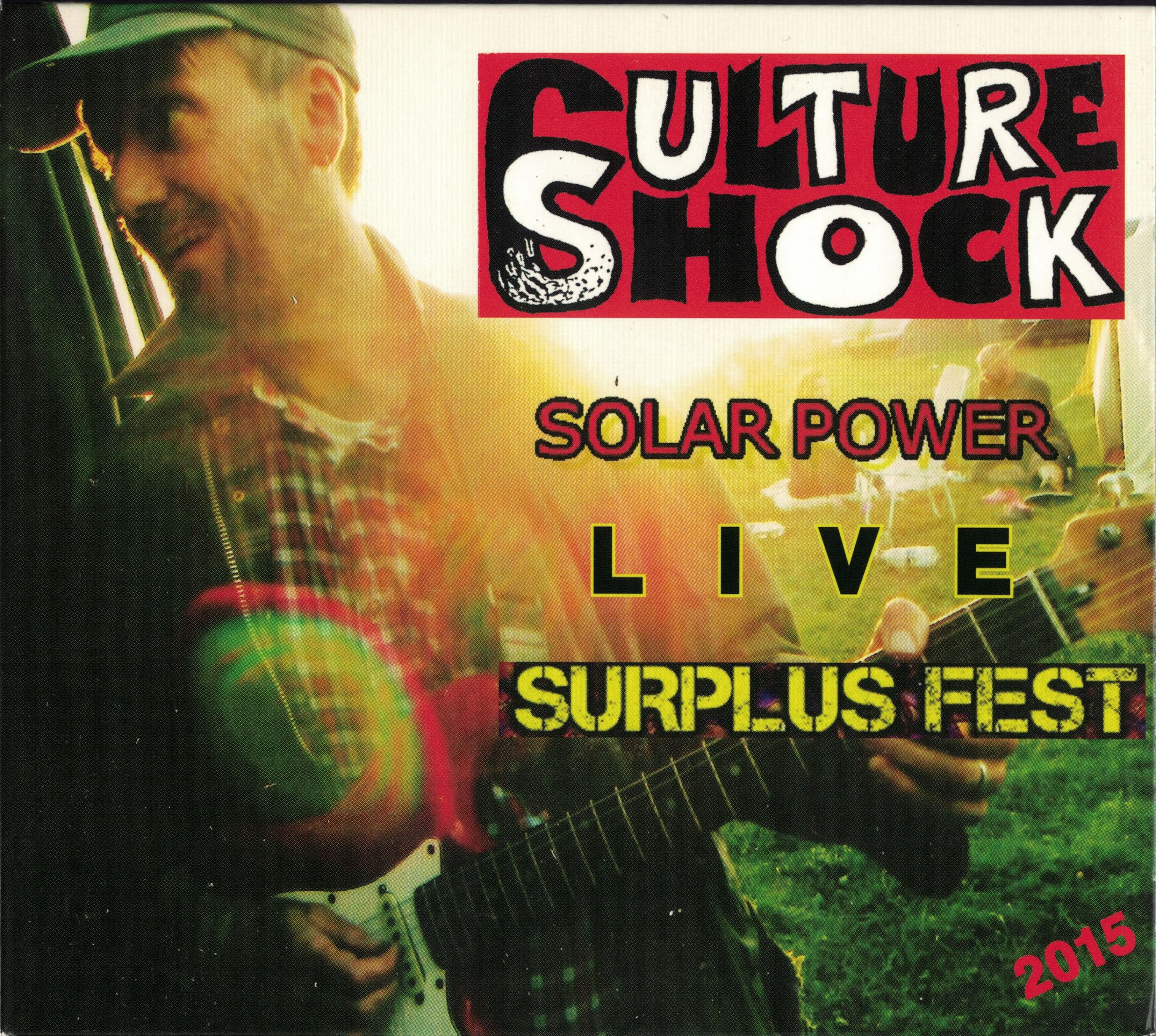 Official album cover art for the release Solar Power: Live Surplus Fest 2015 by Culture Shock