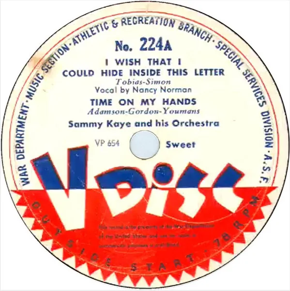 I Wish That I Could Hide Inside This Letter / Time on My Hands / Good Night, Wherever You Are / Avalon