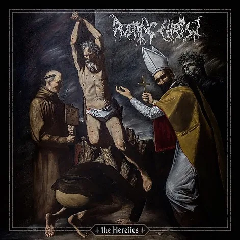 Official album cover art for the release The Heretics by Rotting Christ