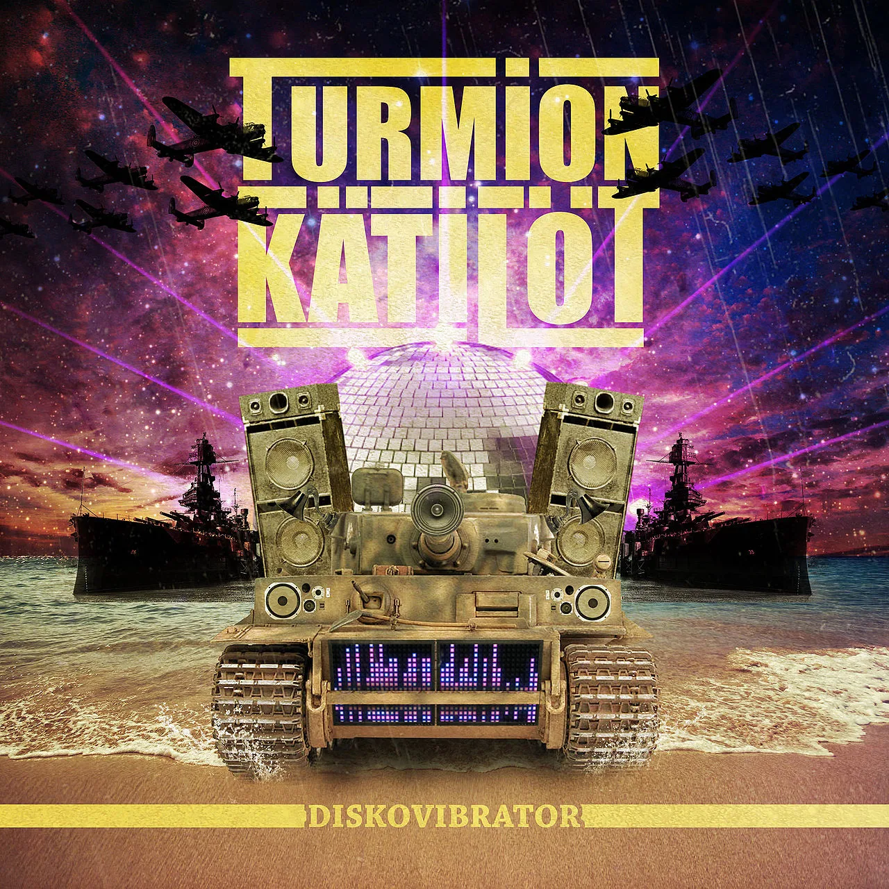 Official album cover art for the release Diskovibrator by Turmion Kätilöt