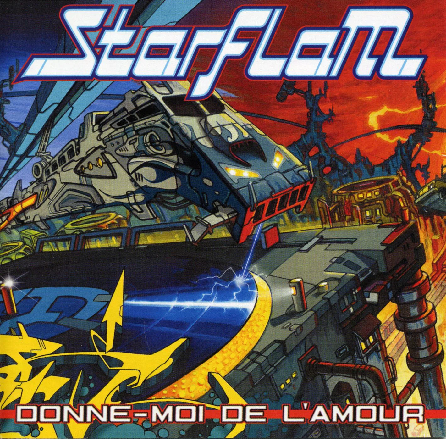 Official album cover art for the release Donne-moi de l’amour by Starflam