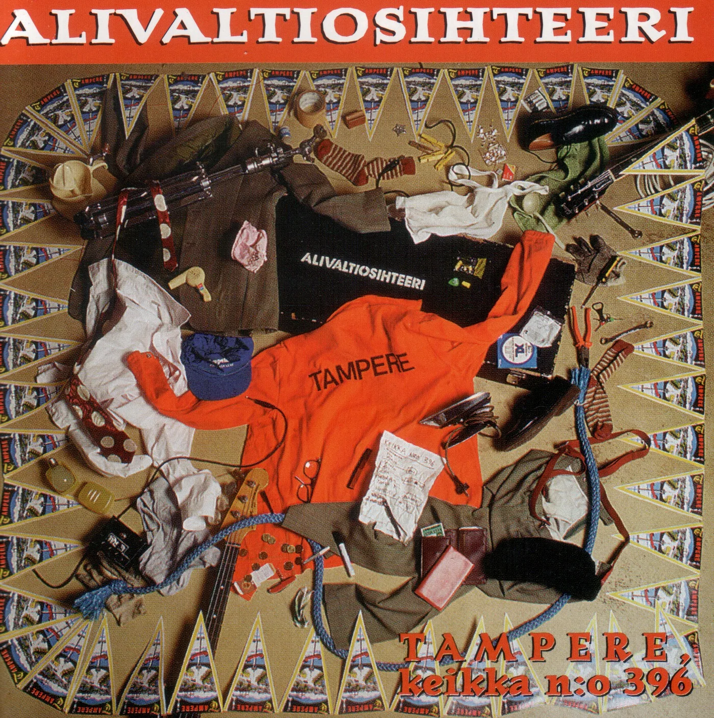 Official album cover art for the release Tampere, keikka n:o 396 by Alivaltiosihteeri