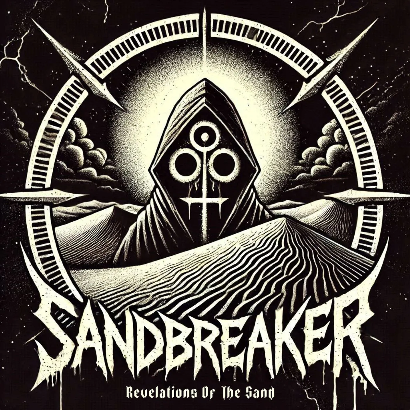 Official album cover art for the release Revelations of the Sand by Sandbreaker