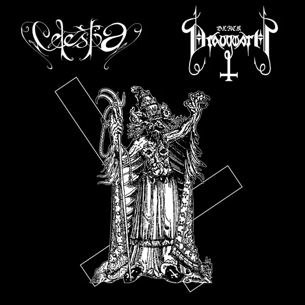 Official album cover art for the release Split 666 by Celestia