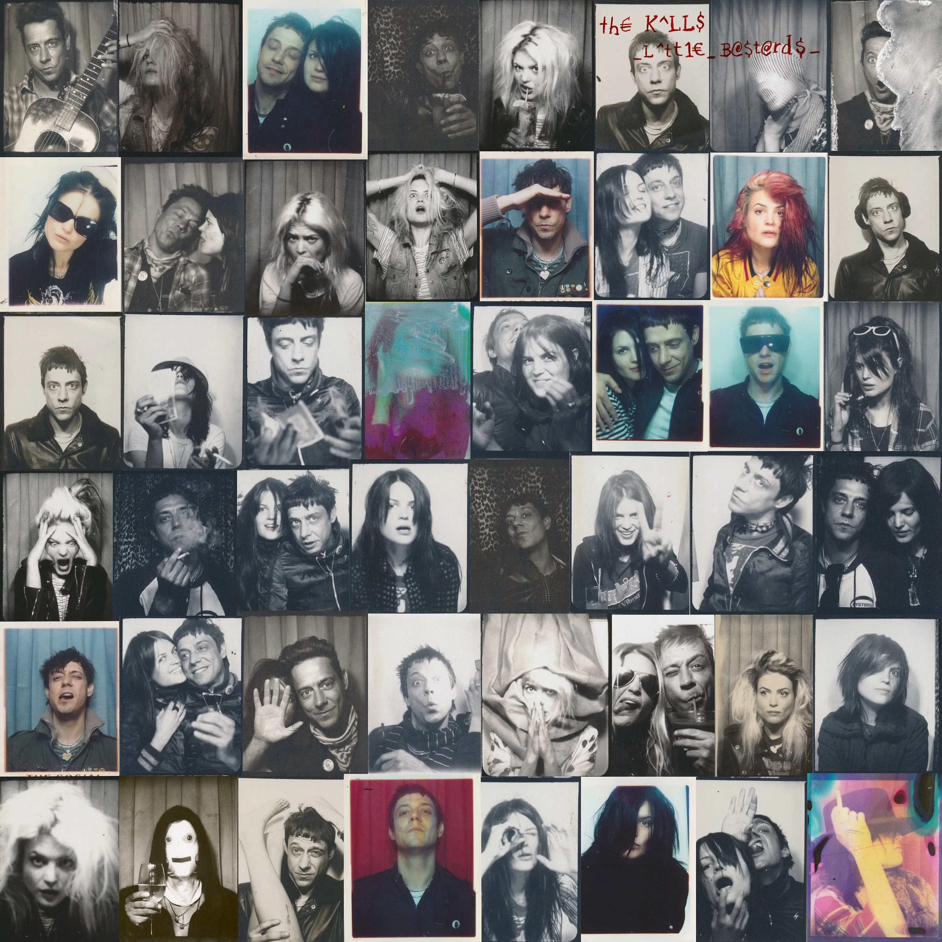 Official album cover art for the release Little Bastards by The Kills