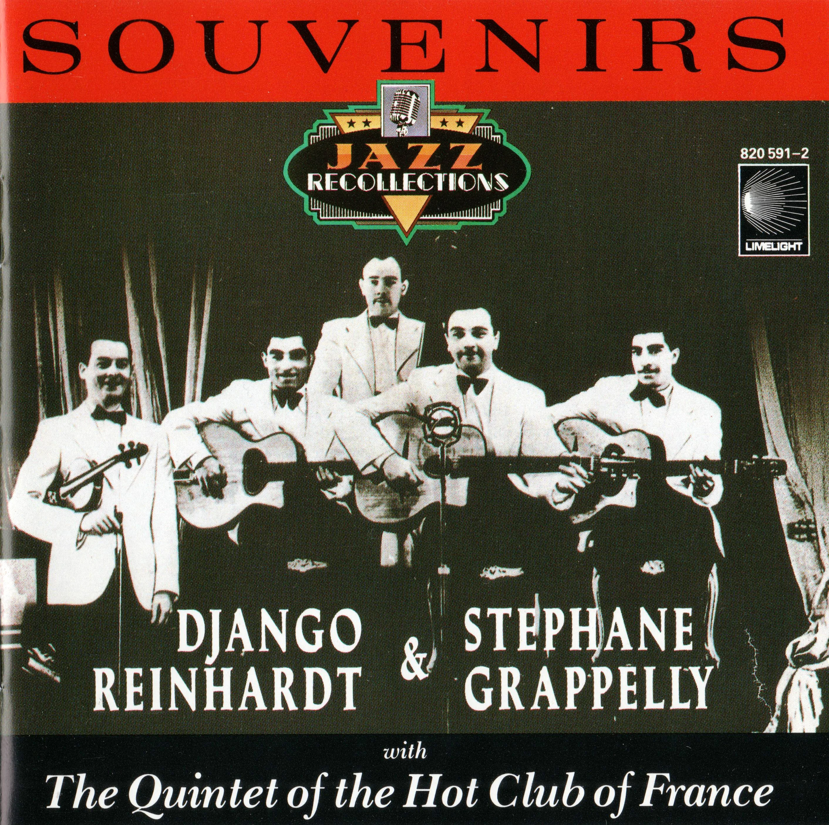 Official album cover art for the release Souvenirs by Quintette du Hot Club de France
