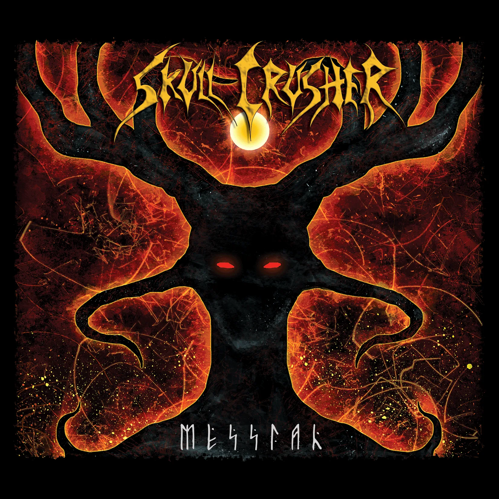 Official album cover art for the release Messiah by Skull Crusher