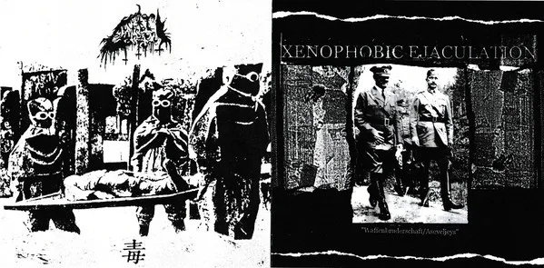 Official album cover art for the release Waffenbruderschaft/Aseveljeys / 毒 by Reek of the Unzen Gas Fumes