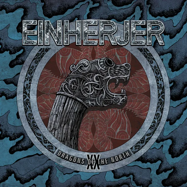 Official album cover artwork for Dragons of the North XX by Einherjer