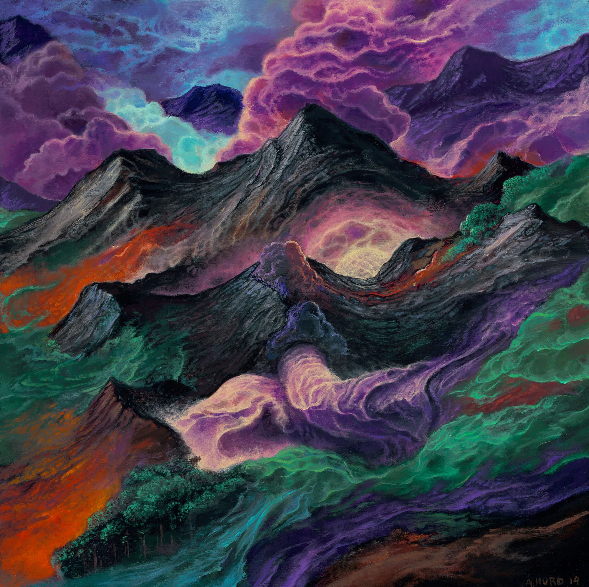 Official album cover art for the release Illusions in the Wake by Noltem