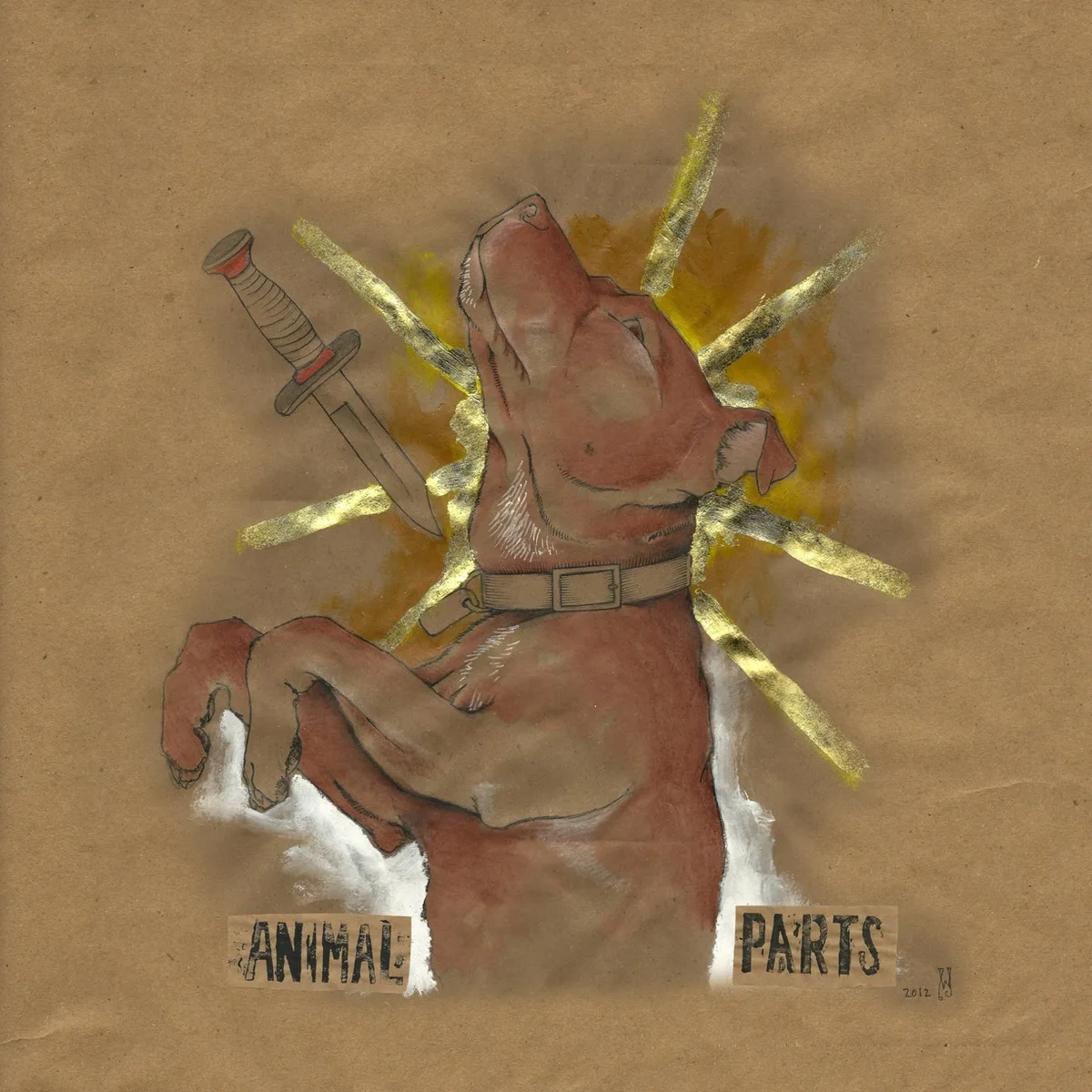 Official album cover art for the release Animal Parts by Animal Parts