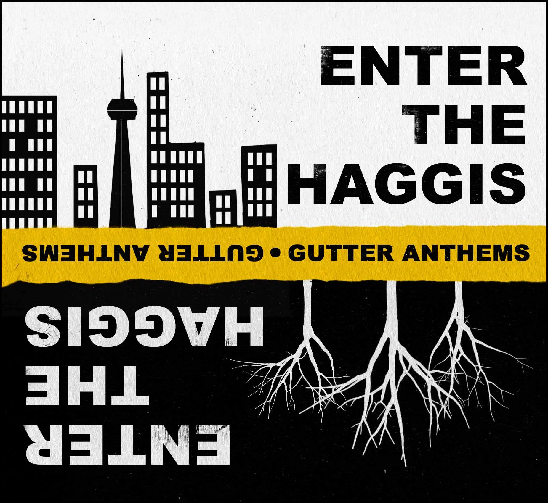 Official album cover art for the release Gutter Anthems by Enter the Haggis