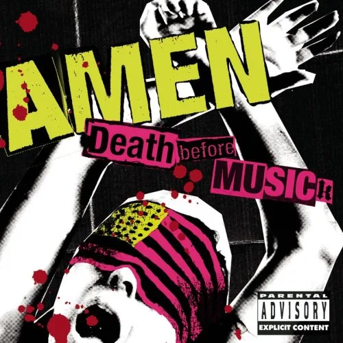 Official album cover art for the release Death Before Musick by Amen