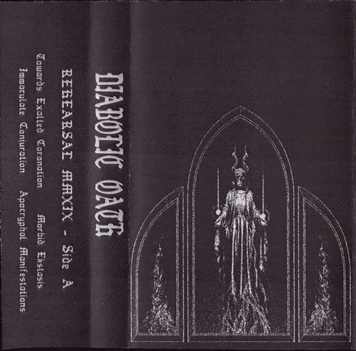Official album cover art for the release Rehearsal MMXIX by Diabolic Oath
