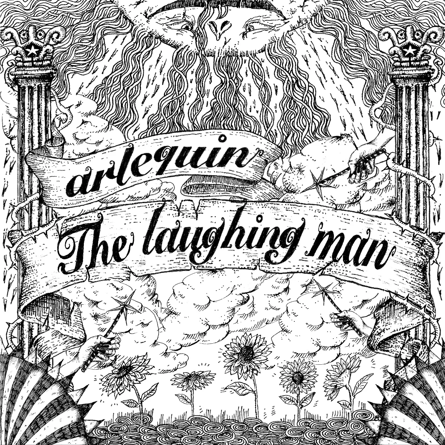 Official album cover art for the release The laughing man by アルルカン