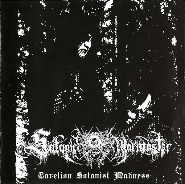 Official album cover art for the release Carelian Satanist Madness by Satanic Warmaster