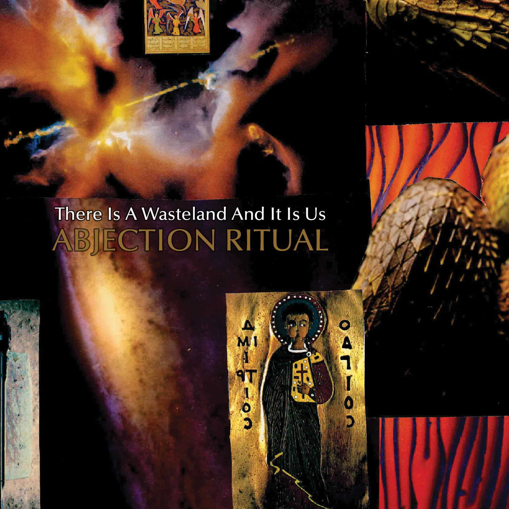 Official album cover art for the release There Is a Wasteland and It Is Us by Abjection Ritual