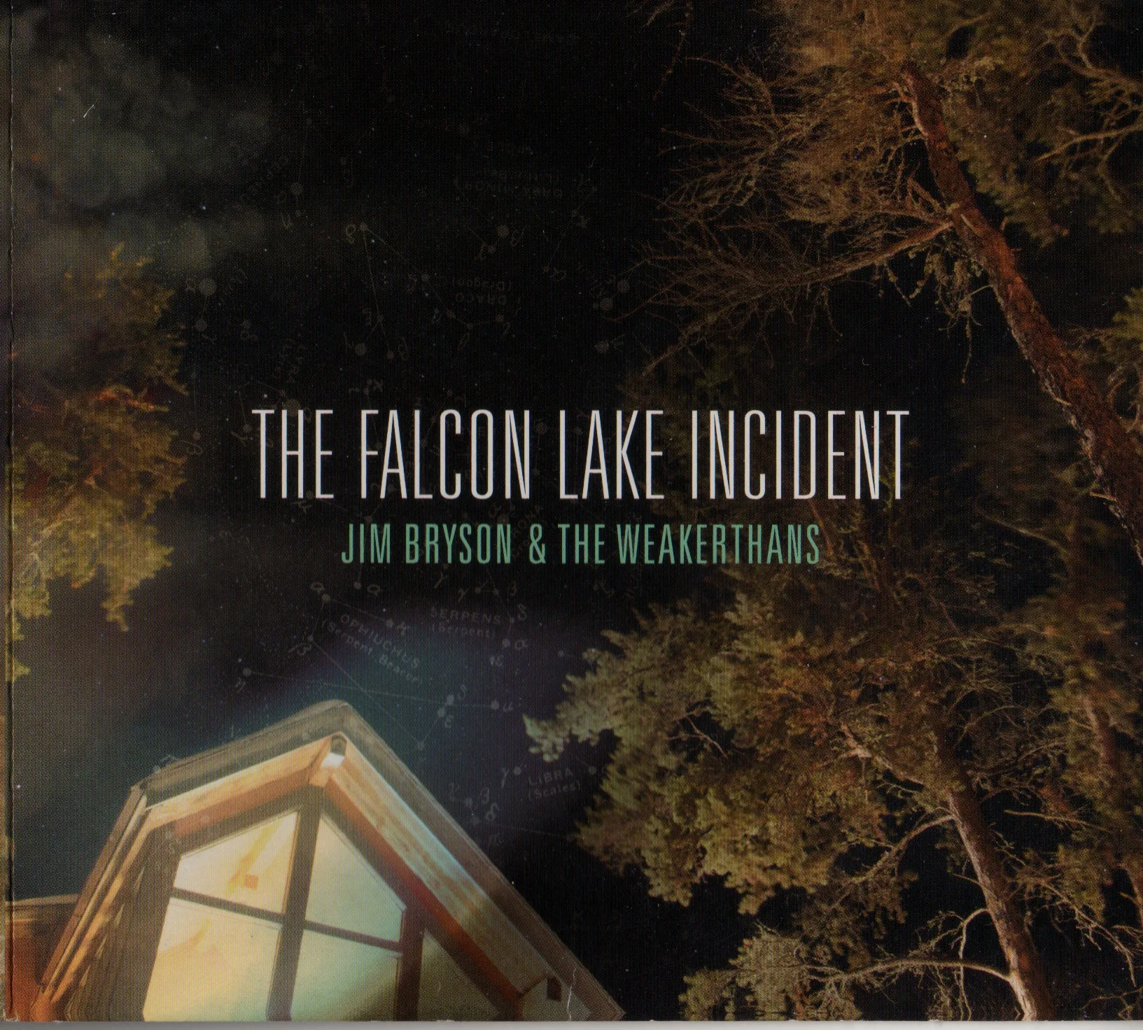 Official album cover art for the release The Falcon Lake Incident by The Weakerthans