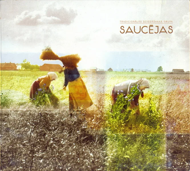 Official album cover art for the release Saucējas by Saucējas