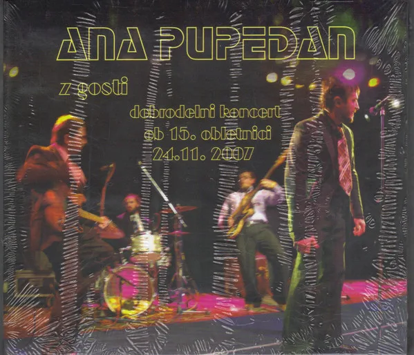 Official album cover art for the release Dobrodelni koncert ob 15. obletnici by Ana Pupedan
