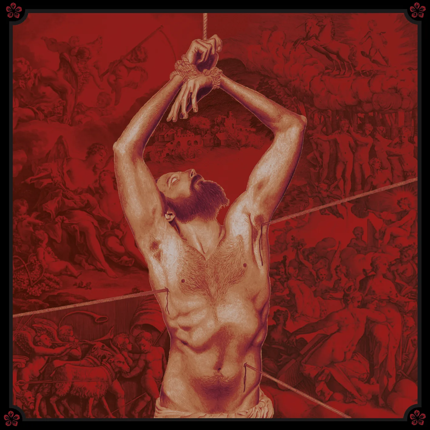 Official album cover art for the release The Shrouded Muse of the World’s Lament by Stagwounder